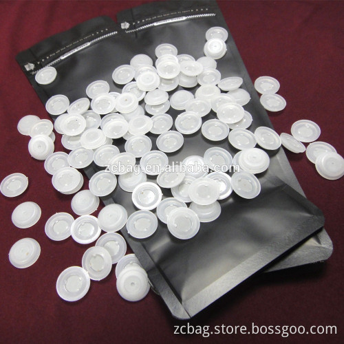 High Quality Coffee packaging one way degassing valve small plastic one way valve coffee valve